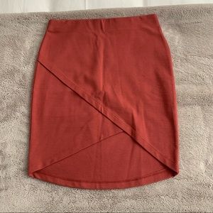 ASYMMETRICAL MINI SKIRT